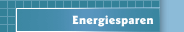 Energiesparen